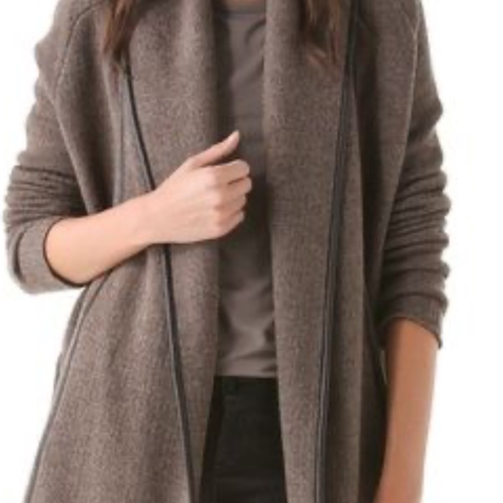 Cozy Brown Open Front Cardigan